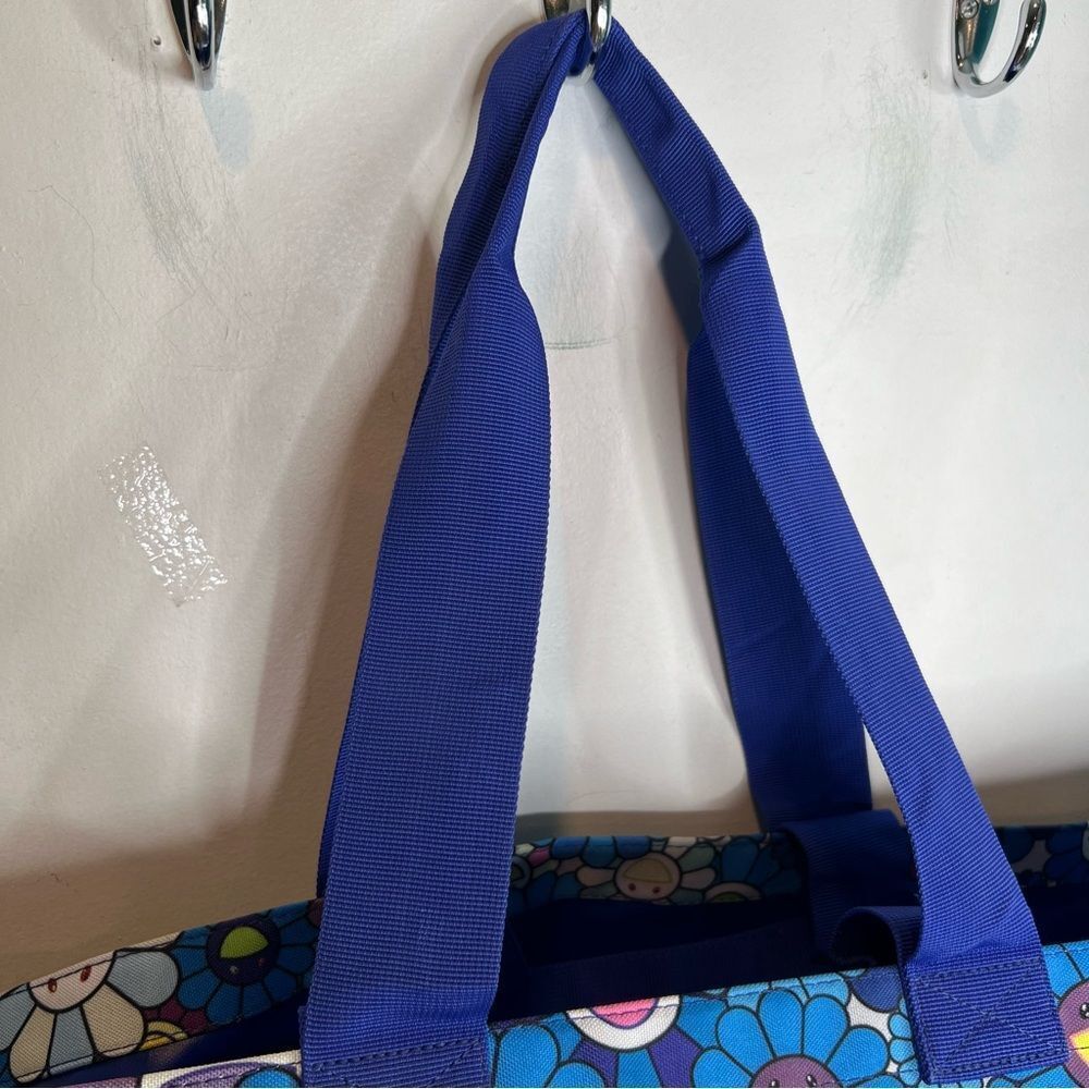 RARE! 2017 COMPLEXCON TAKASHI MURAKAMI HERSCHEL BLUE FLOWER XL TOTE SUPREME BAG - Picture 9 of 14